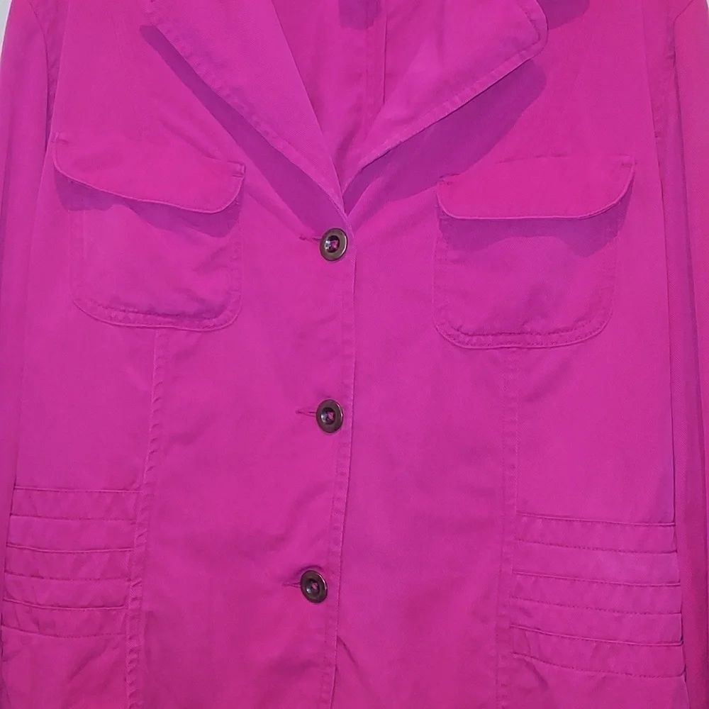 VTG Coldwater Creek lightweight jean blazer jacket - Picture 2 of 6